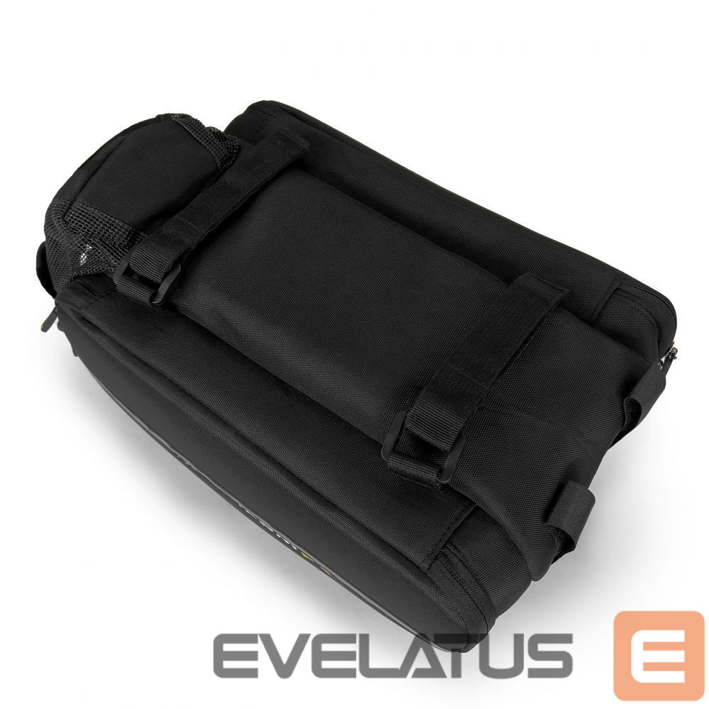 Dviračio priedas Wozinsky Wozinsky large bike rack bag 35l + rain cover black (WBB19BK)