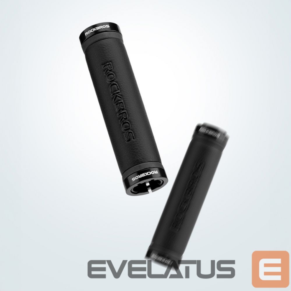 Dviračio priedas Rockbros Rockbros 40210003001 microfiber bicycle handlebar grips - black