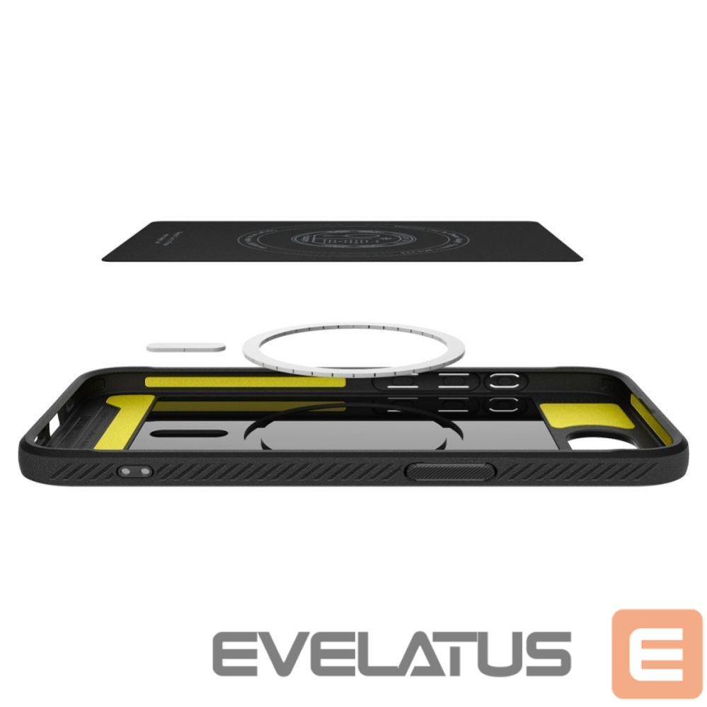 Nugarėlės dėklai Spigen Spigen Rugged Armor MagSafe case for iPhone 16e - black