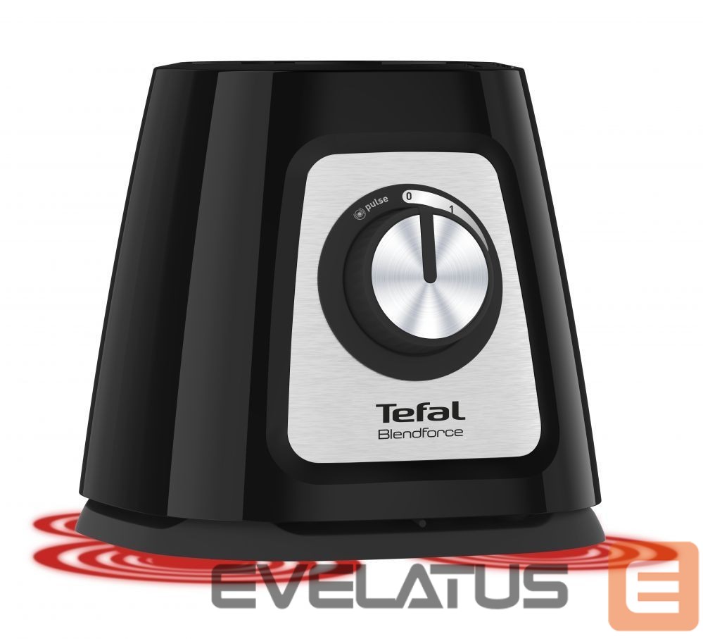 Maišytuvai ir maišytuvai TEFAL Blender BL438831 BlendForce Tabletop, 800 W, Jar material Glass, Jar capacity 1.25 L, Ice crushing, Black