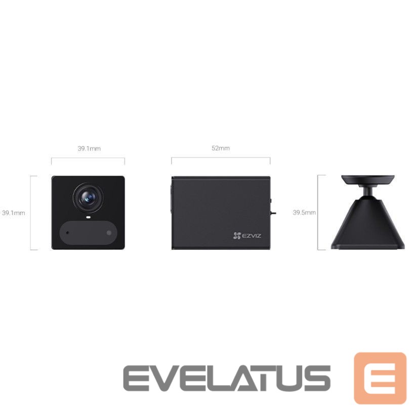 Vaizdo kamera EZVIZ CB2, 2 MP 2304 x 1296 3MP H.265/H.264 4G
