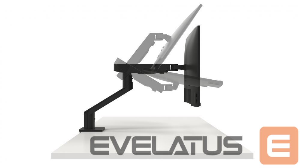 Televizoriaus laikiklis Dell Single Monitor Arm Desk Mount, MSA20, 19-38 ", Maximum weight (capacity) 10 kg, Black