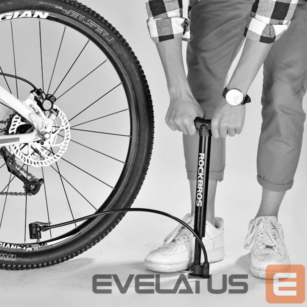 Dviračio priedas Rockbros Rockbros A320 floor bicycle pump - black