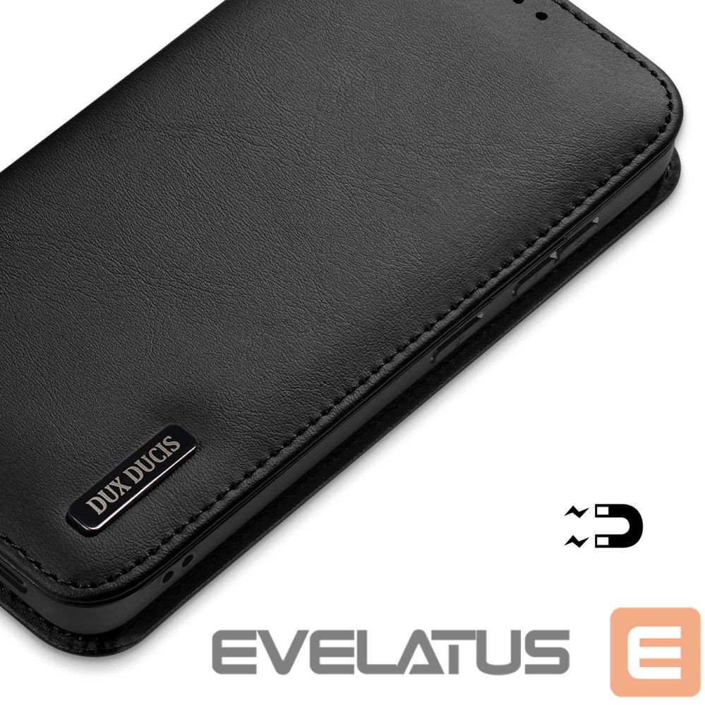 Nugarėlės dėklai Dux Ducis Dux Ducis Hivo Samsung Galaxy S25 Edge Case with Flip and RFID Protection - Black