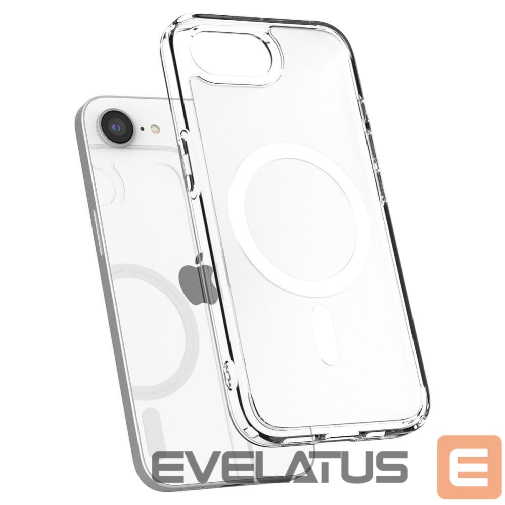 Nugarėlės dėklai Spigen Spigen Ultra Hybrid MagSafe iPhone 16e Case - White, Translucent