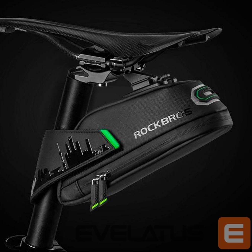 Dviračio priedas Rockbros Rockbros C27-1 bicycle bag under the saddle - black