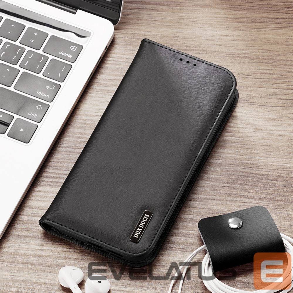 Nugarėlės dėklai Dux Ducis Dux Ducis Hivo Samsung Galaxy S25 Edge Case with Flip and RFID Protection - Black