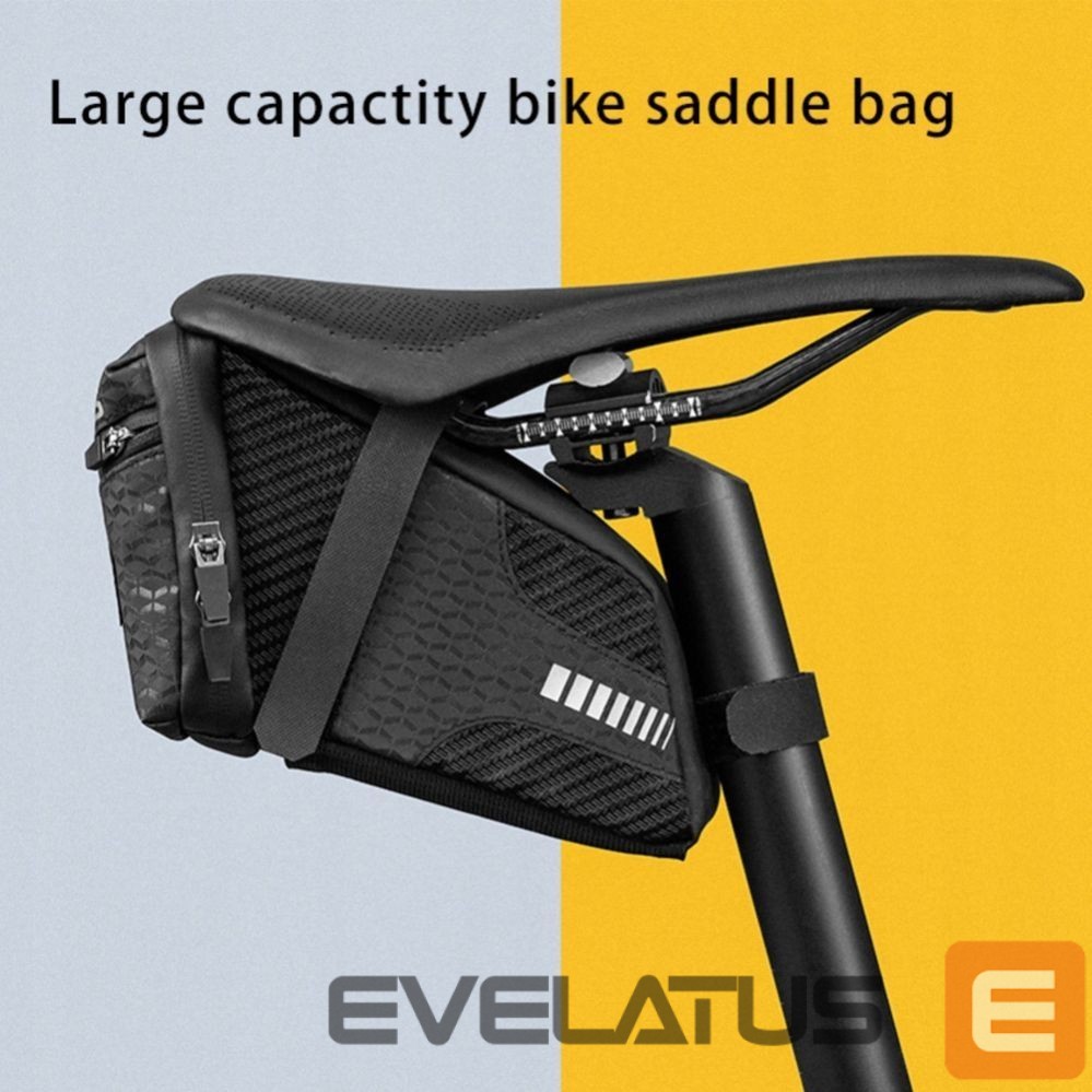 Dviračio priedas Rockbros Rockbros C29-BK waterproof bicycle bag under the saddle - black