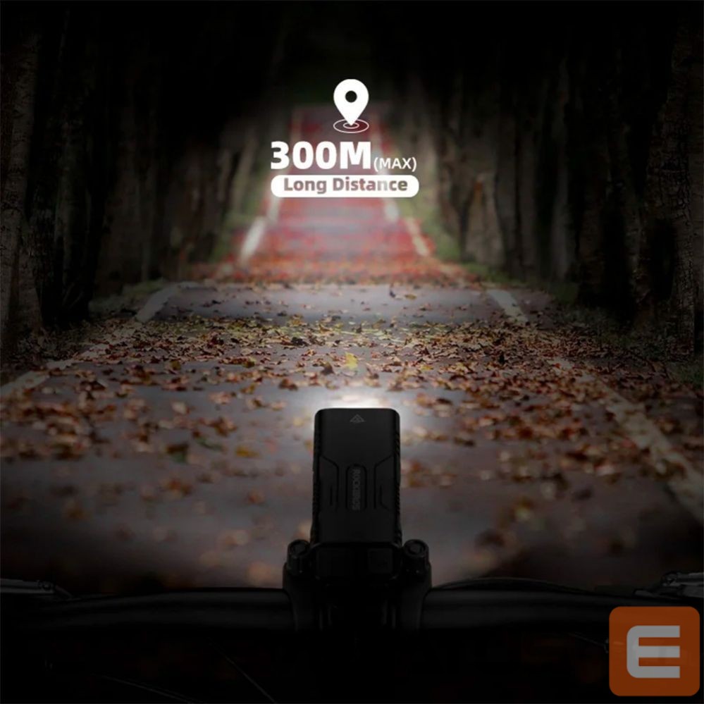Dviračio priedas Rockbros Rockbros 24310002001 bicycle light 850 lm with powerbank function + USB-C - USB-A cable - black