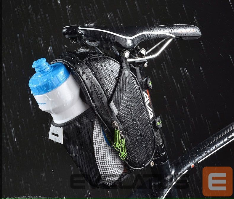 Dviračio priedas Rockbros Rockbros C7-1 waterproof bicycle bag with saddle mounting 1.5l - black