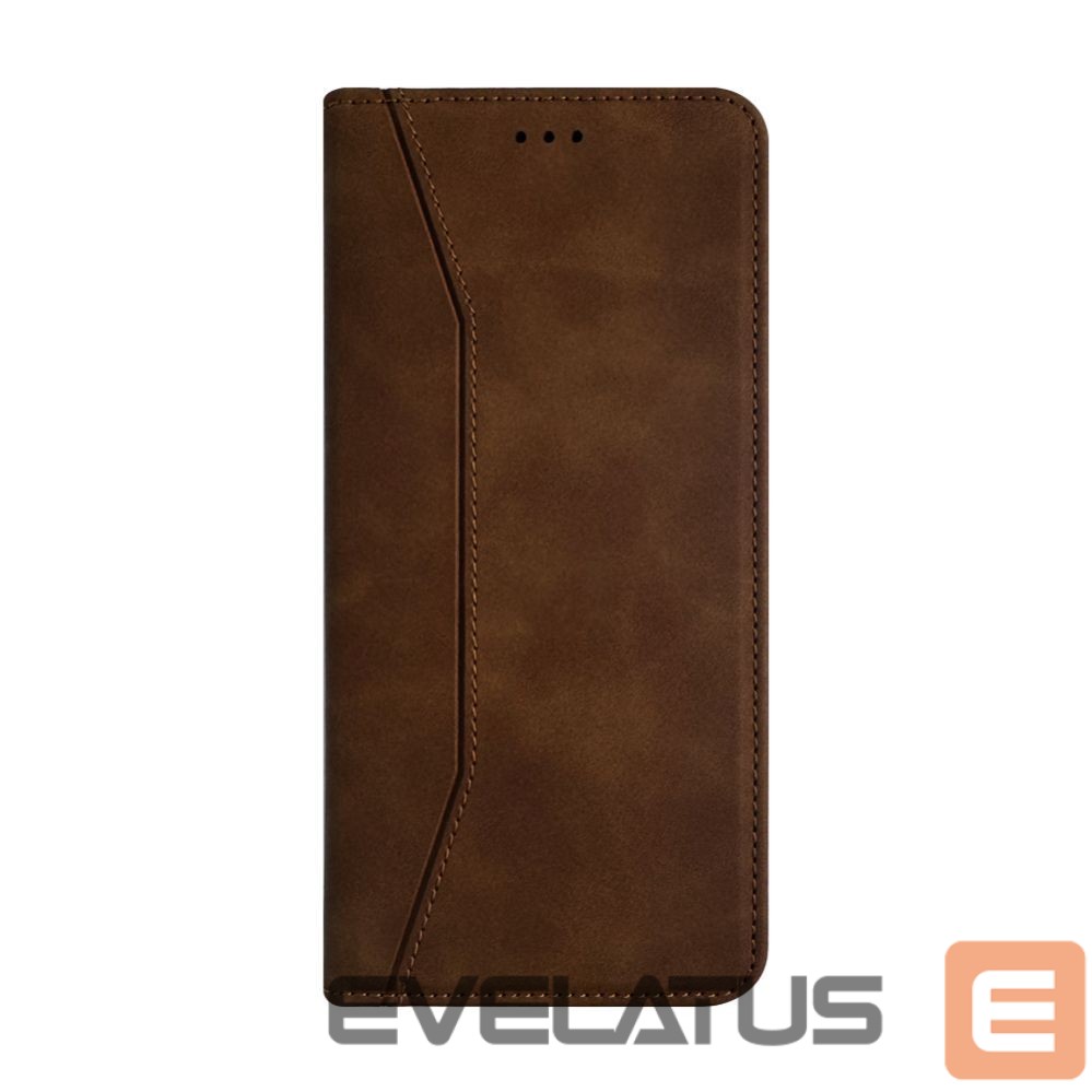 Knygos tipo dėklas dėklai Evelatus Xiaomi Redmi 15C 4G/5G Book Case Folio Brown