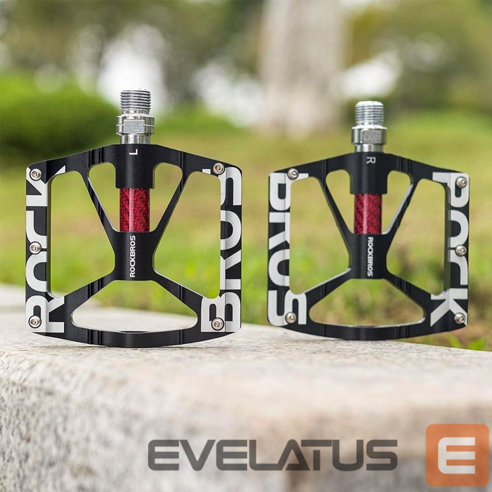 Dviračio priedas Rockbros Rockbros 37213071001 Aluminum Alloy Bicycle Pedal Set - Black