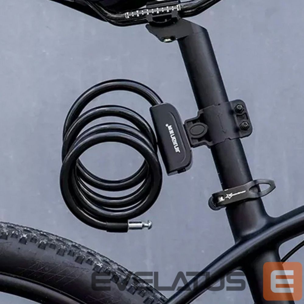 Dviračio priedas Rockbros Rockbros RKS515-BK bicycle lock with 1.1 m key - black