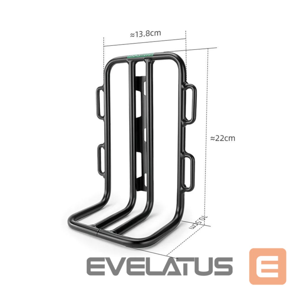 Dviračio priedas Rockbros Rockbros 33210010001 front bicycle shelf for bicycle fork - black