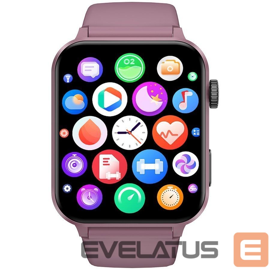 Išmanusis laikrodis Blackview Blackview R30 Pro Fitness Smartwatch, 1.83-inch HD,220mAh Battery, 24-hour SpO2 Detection + Heart Rate Monitoring, Monitor Sleep status, Calls and SMS notification, Purple