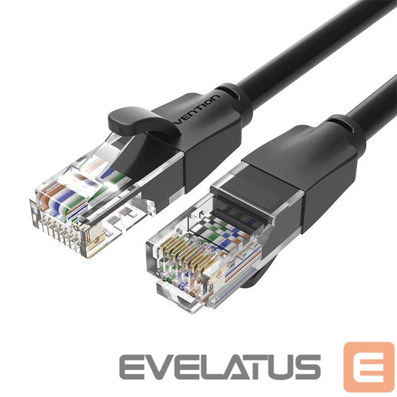Kitas kompiuterio priedas Vention Kabel sieciowy UTP CAT6 Vention IBEBG RJ45 Ethernet 1000Mbps 1,5m czarny