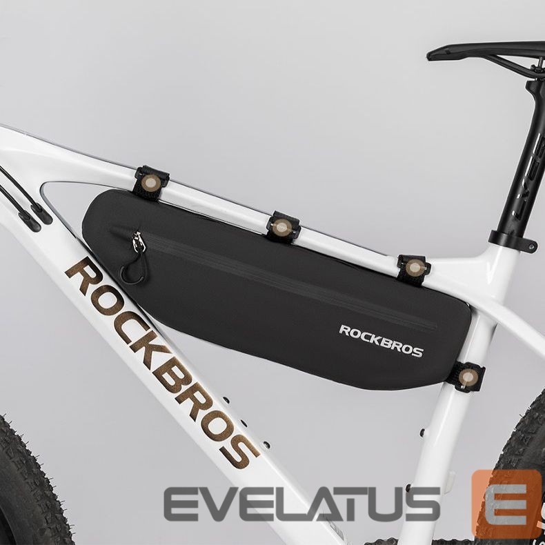 Dviračio priedas Rockbros Rockbros AS-043 bicycle bag with Velcro 3l - black
