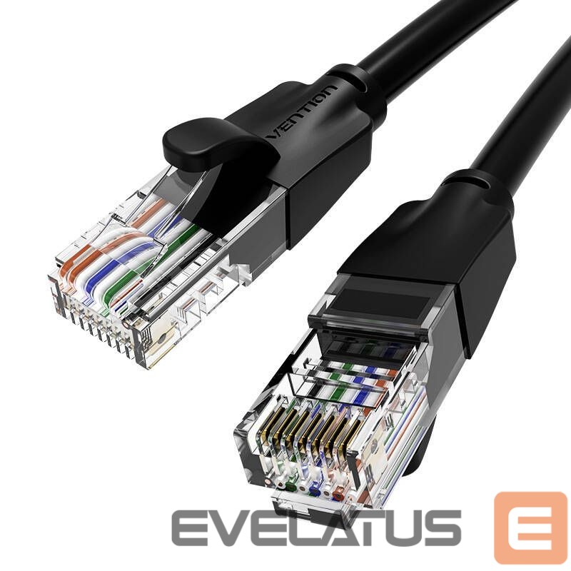 Kitas kompiuterio priedas Vention Kabel sieciowy UTP CAT6 Vention IBEBG RJ45 Ethernet 1000Mbps 1,5m czarny