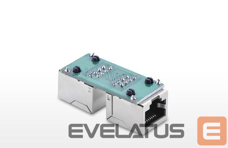 Adapteris Ugreen connector network cable connector network connector RJ45 white (NW114 20311) White