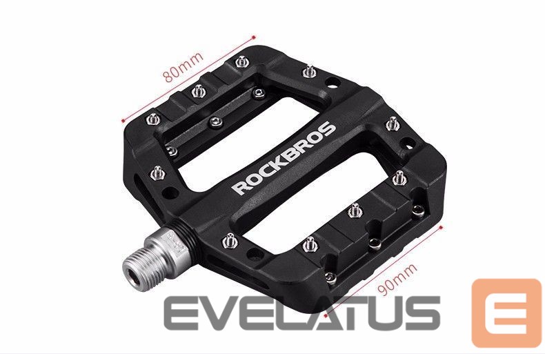 Dviračio priedas Rockbros Rockbros 2017-12CBK Nylon Bicycle Pedal Set - Black