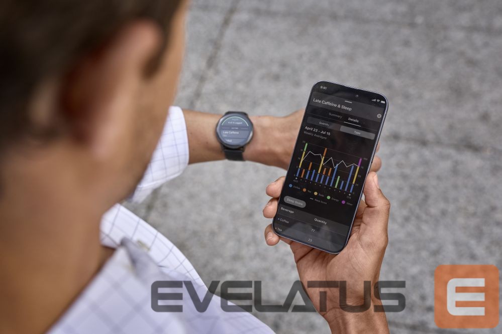 Išmanusis laikrodis Garmin Venu 4 - 45mm, Slate with Black Silicone Band sports watch