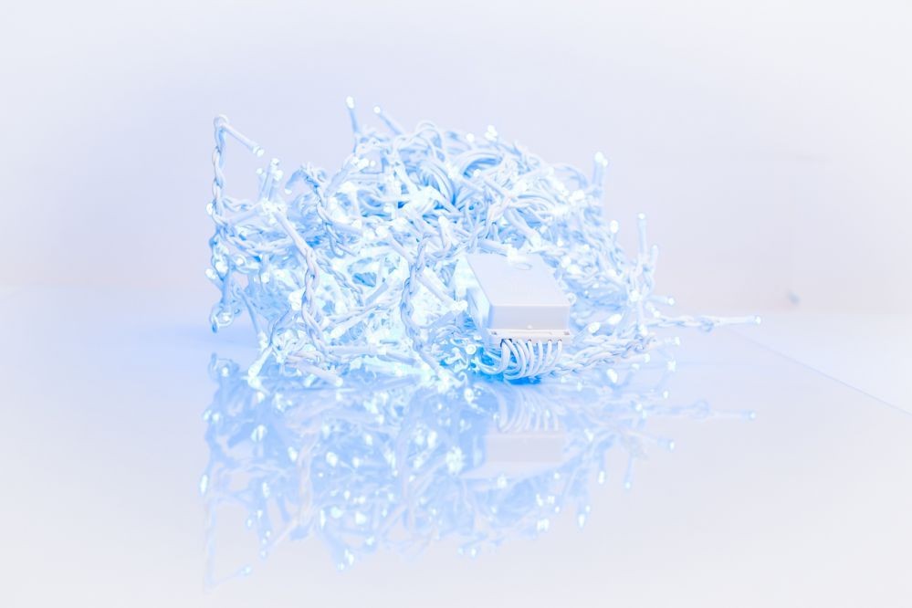 Kambarių girlianda iLike N/A Diožu Lietus RS-300 300LED 14m. Blue