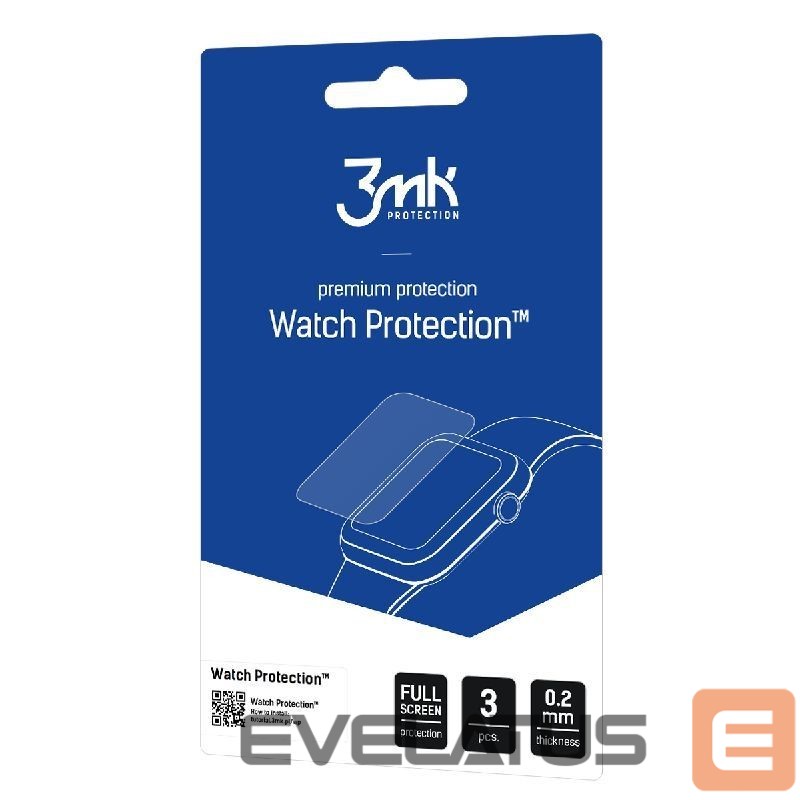 Ekrano apsauga 3MK Apple Watch 6/SE 40MM Protection ARC