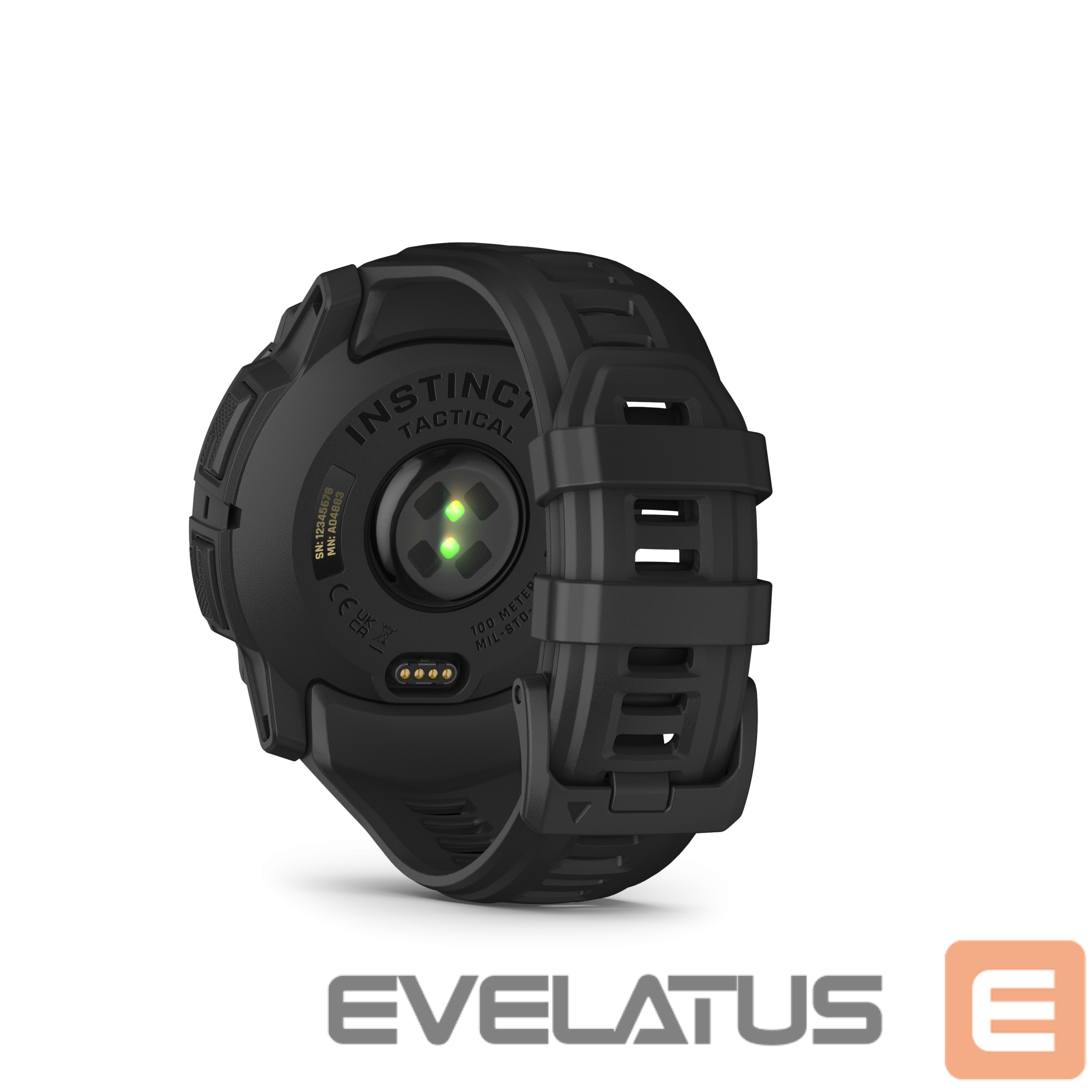 Išmanusis laikrodis Garmin Instinct 3 50mm Amoled Tactical Edition Black (010-03020-50)