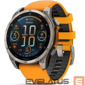 Išmanusis laikrodis Garmin  SMARTWATCH FENIX 8 SAPPHIRE/ORANGE 010-02904-11 
