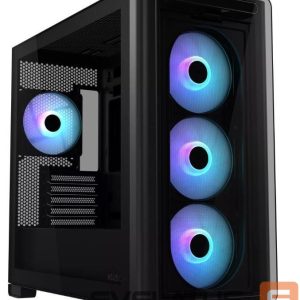 Kompiuterio dėžė Asus  Case||A23 PLUS|MidiTower|Case product features Transparent panel|MicroATX|MiniITX|Colour Black|A23PLUSTG/ARGBBLACK 