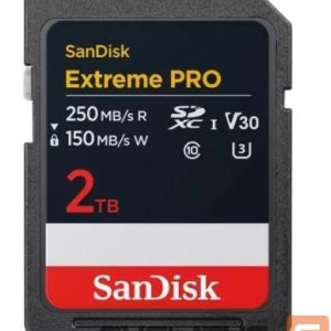 Kitas kompiuterio priedas SANDISK BY WESTERN DIGITAL  MEMORY SDXC 2TB UHS-1/SDSDXXD-2T00-GN4IN SANDISK 