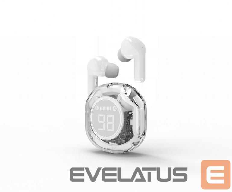 Laidinės ausinės Gembird HEADSET BLUETOOTH/WHITE TWST-01-W