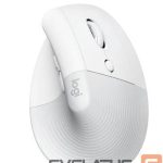 Kompiuterio pelė Logitech  MOUSE USB OPTICAL WRL VERTICAL/WHITE RIGH 910-006475 