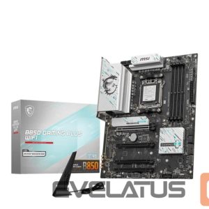 AMD procesoriaus pagrindinė plokštė MSI  Mainboard||AMD B850|SAM5|ATX|Memory DDR5|Memory slots 4|4xPCI-Express 16x|3xM.2|1xDisplayPort|1xAudio-In|1xAudio-Out|1xMicrophone|4xUSB 2.0|2xUSB 3.2|2xUSB-C|1xOptical S/PDIF|1xRJ45|B850GAMINGPLUSWIFI 