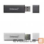 USB atmintinė Intenso  MEMORY DRIVE FLASH USB2 32GB/2PCS SILV/ ANT 3521480 