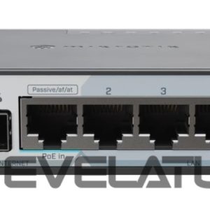 Jungikliai Mikrotik  Switch||	E60iUGS|1|PoE ports 1|18 Watts|E60IUGS 