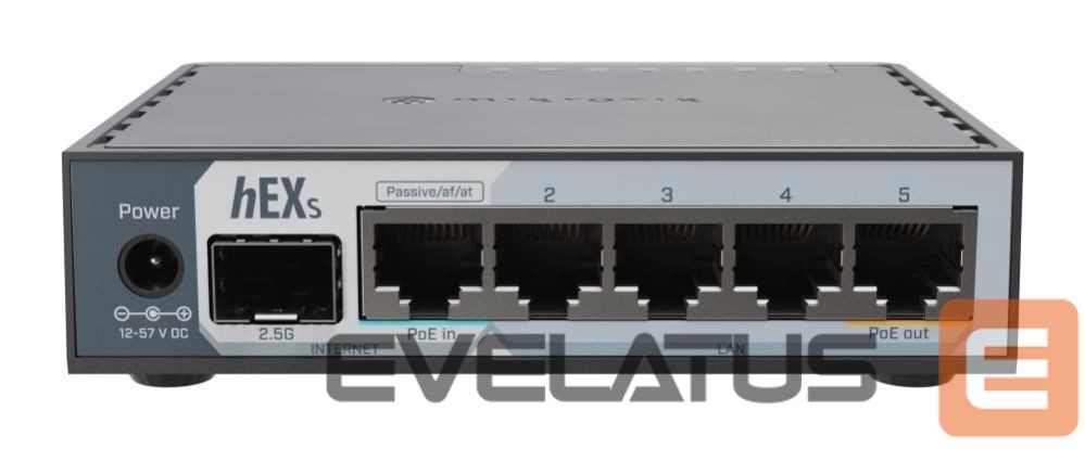 Jungikliai Mikrotik Switch|| E60iUGS|1|PoE ports 1|18 Watts|E60IUGS