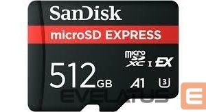Kitas kompiuterio priedas SANDISK BY WESTERN DIGITAL  MEMORY MICRO SDXC 512GB UHS-I/SDSQXFN-512G-GN4NN 