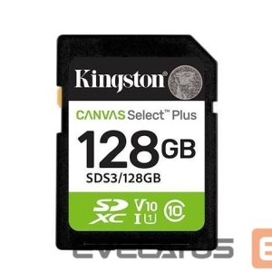 Kitas kompiuterio priedas Kingston  MEMORY SDXC 128GB UHS-I/SDS3/128GB 