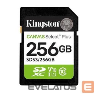 Kitas kompiuterio priedas Kingston  MEMORY SDXC 256GB UHS-I/SDS3/256GB 