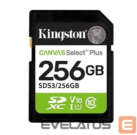 Kitas kompiuterio priedas Kingston MEMORY SDXC 256GB UHS-I/SDS3/256GB