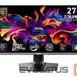 Monitoriai MSI  Monitor||26.5 "|3840 x 2160 pixels|4K Ultra HD|Native aspect ratio 16:9|QD-OLED|MAG272UPQD-OLEDX24 