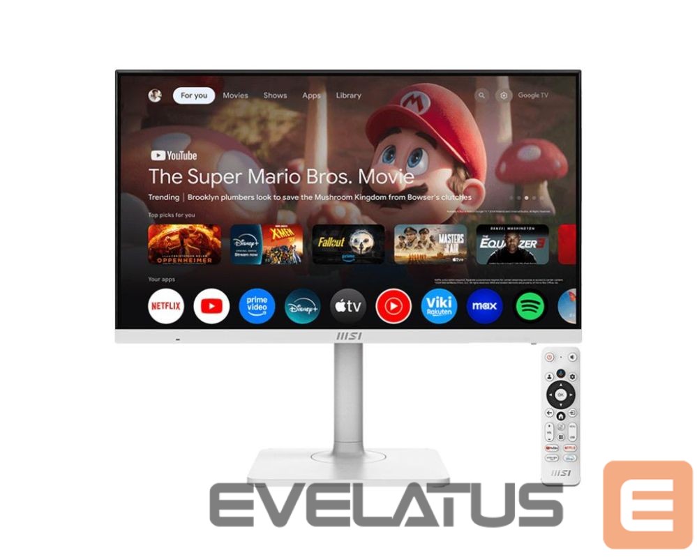 Monitoriai MSI LCD Monitor||27 "|3840 x 2160 pixels|4K Ultra HD|Native aspect ratio 16:9|MODERNMD272UPSW