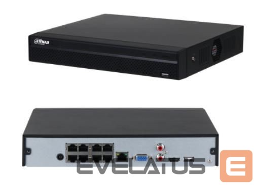 stebėjimo priedai DAHUA NET VIDEO RECORDER 8CH 8POE/NVR4108HS-8P-4KS3