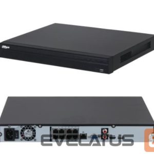 stebėjimo priedai DAHUA  NET VIDEO RECORDER 8CH 8POE/NVR4208-8P-4KS3 