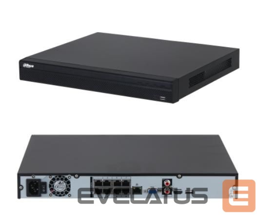 stebėjimo priedai DAHUA NET VIDEO RECORDER 8CH 8POE/NVR4208-8P-4KS3