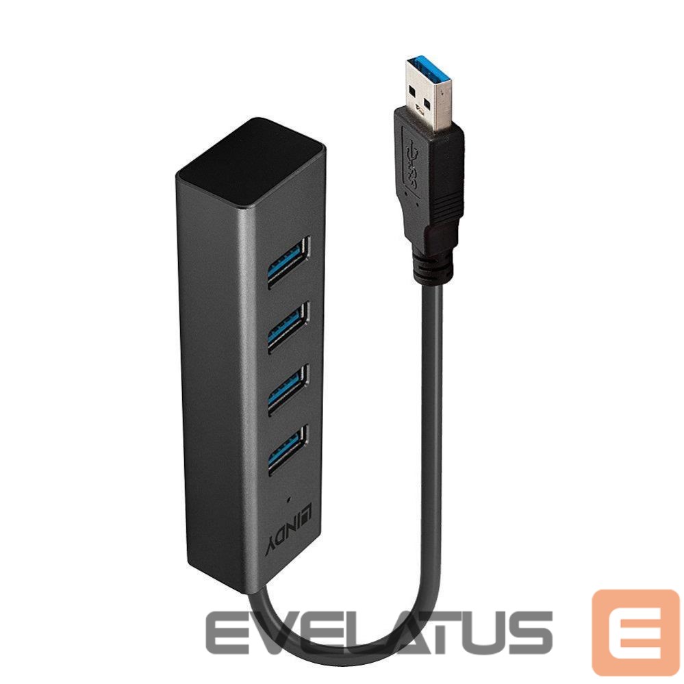 Adapteris LINDY I/O HUB USB3 4PORT/43324