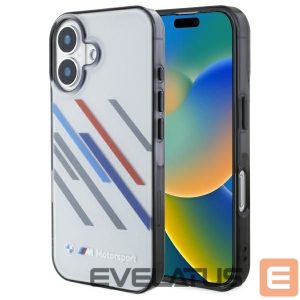 Kitas telefono priedas BMW  BMW Motosport IML Random Stripes iPhone 16 Plus Case - Gray 