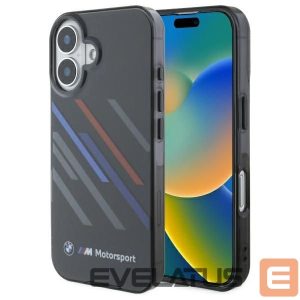 Kitas telefono priedas BMW  BMW Motosport IML Random Stripes iPhone 16 Plus Case - Black 