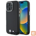 Kitas telefono priedas BMW  BMW M Smooth Full Wrapped Metal MagSafe case for iPhone 16 Pro - black 